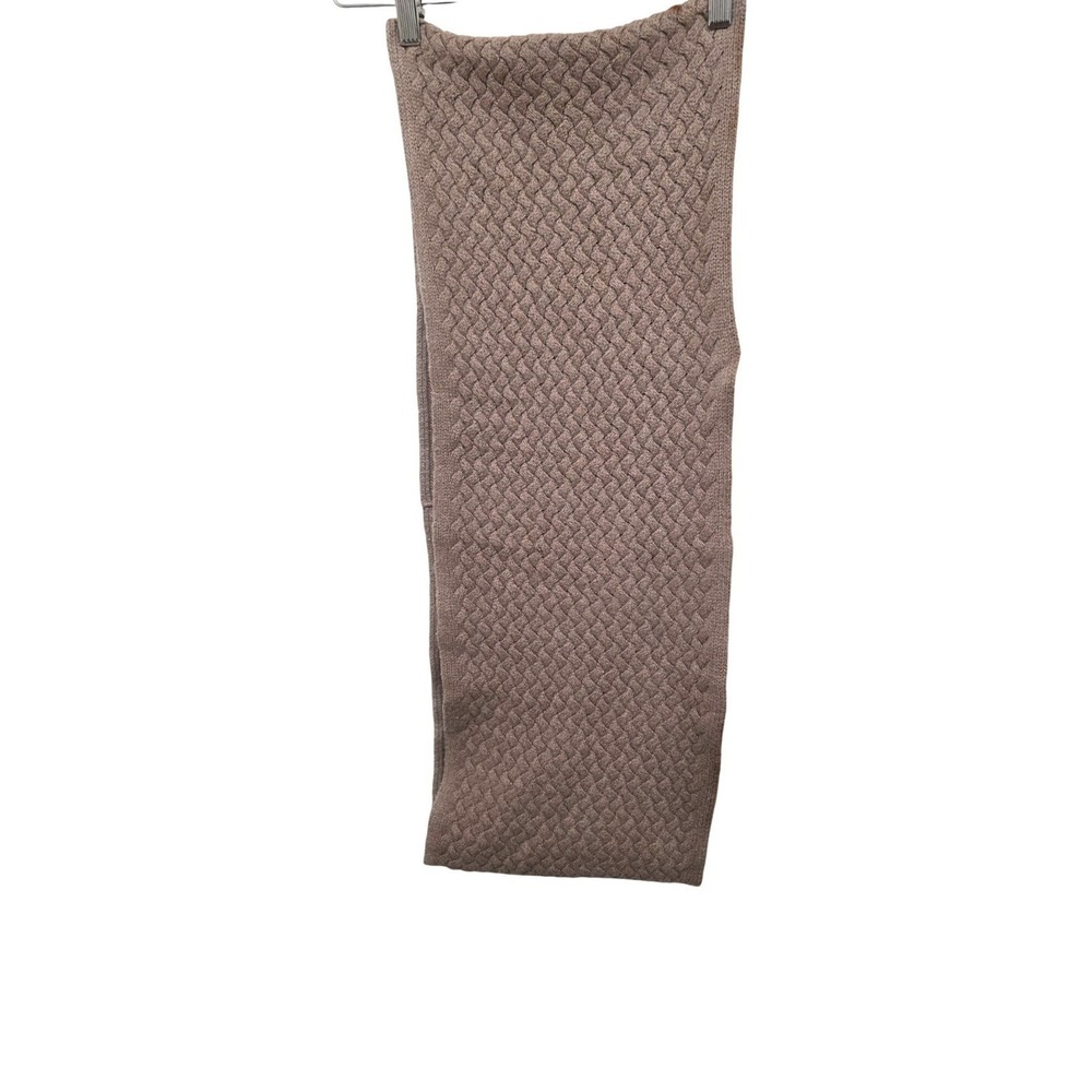 Banana Republic Taupe Cable Knit Scarf‎ Size 72 x12